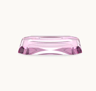 Лоток для расчески, Decor Walther, Kristall, шгв 130*230*25, цвет-розовый
