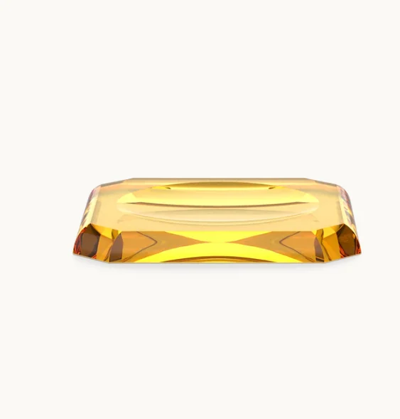 Лоток для расчески, Decor Walther, Kristall, шгв 130*230*25, цвет-янтарь