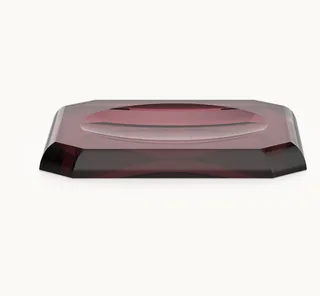 Лоток для расчески, Decor Walther, Kristall, шгв 130*230*25, цвет-насыщенный бургундский