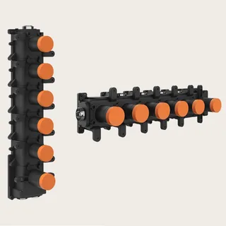 Внутренняя часть, Gessi, Rilievo, назначение-смеситель для душа термостатический, хром