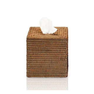 Салфетница, Decor Walther, BASKET, KBQ, шгв 140*140*140, цвет-ротанг темный (Rattan dunkel)