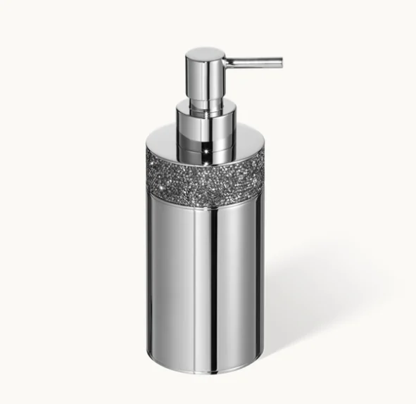 Дозатор для жидкого мыла, Decor Walther, Rocks, шгв 75*65*175, цвет дозатора-хром