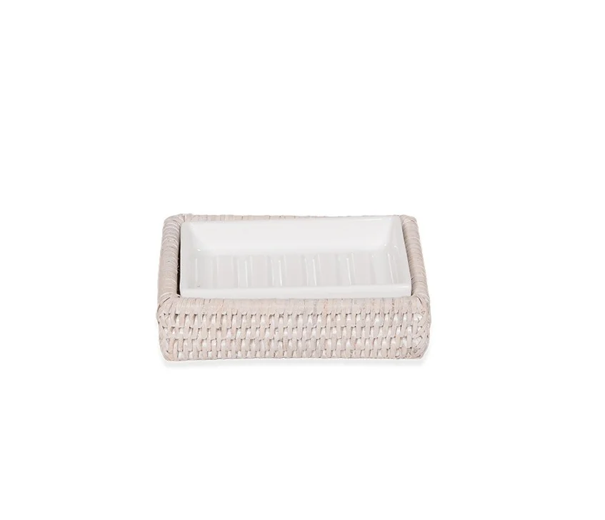 Мыльница, Decor Walther, BASKET, шгв 135*95*35, цвет-ротанг светлый (Rattan hell)