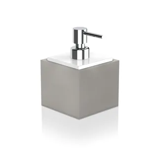 Дозатор для жидкого мыла, Decor Walther, Brownie, шгв 99*99*147, цвет дозатора-хром/тауп