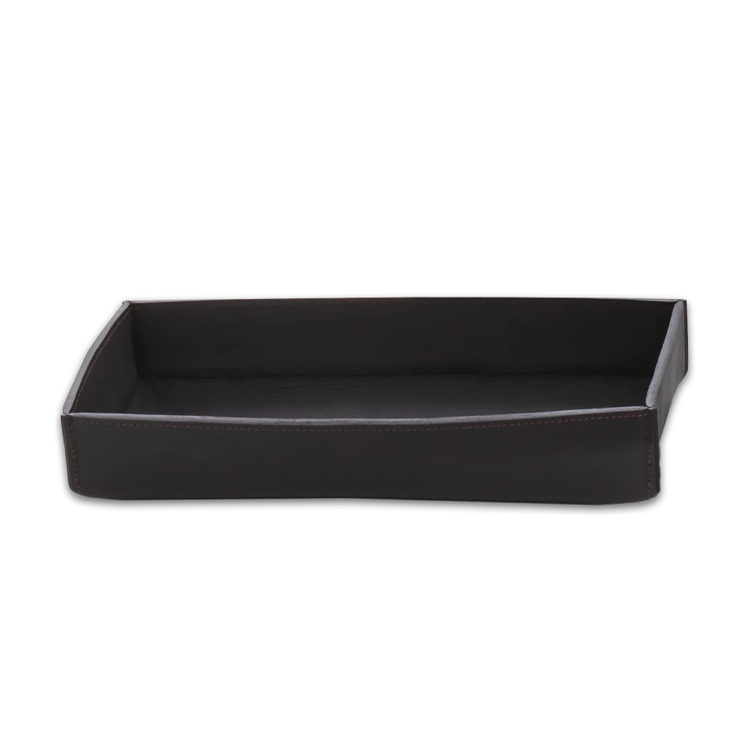 Лоток, Decor Walther, Nappa TAB L, шгв 290*170*45, цвет-черно-коричневый