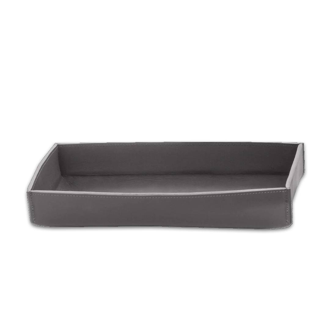 Лоток, Decor Walther, Nappa TAB L, шгв 290*170*45, цвет-дымчато-серый