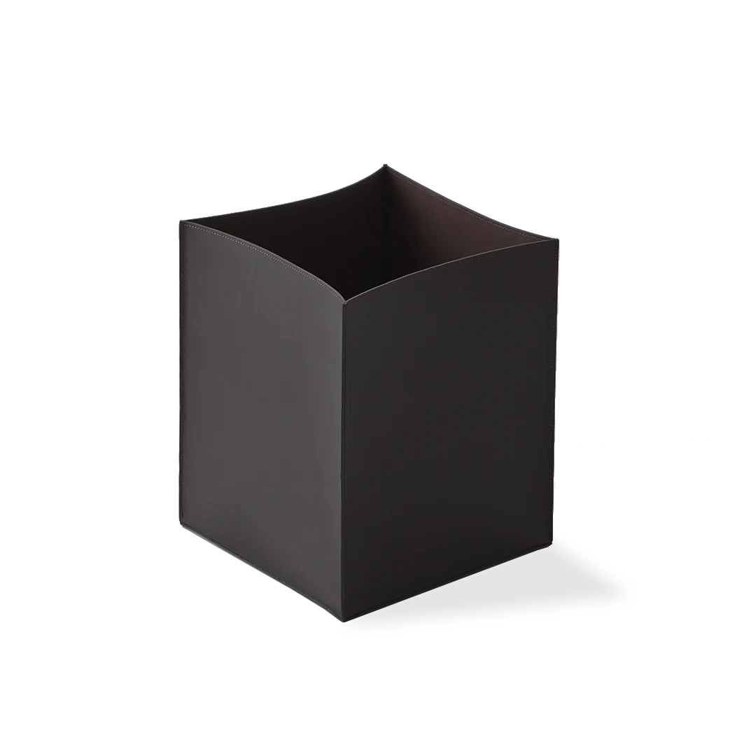 Корзина для бумаги, Decor Walther, NAPPA PK, шгв 240*240*280, цвет-черно-коричневый