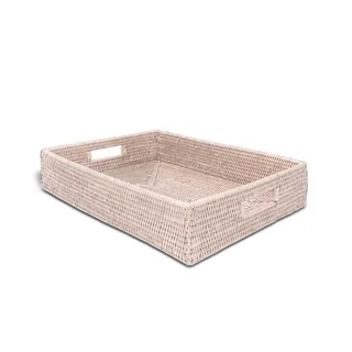 Поднос, Decor Walther, BASKET, шгв 450*340*100, цвет-ротанг светлый — иконка