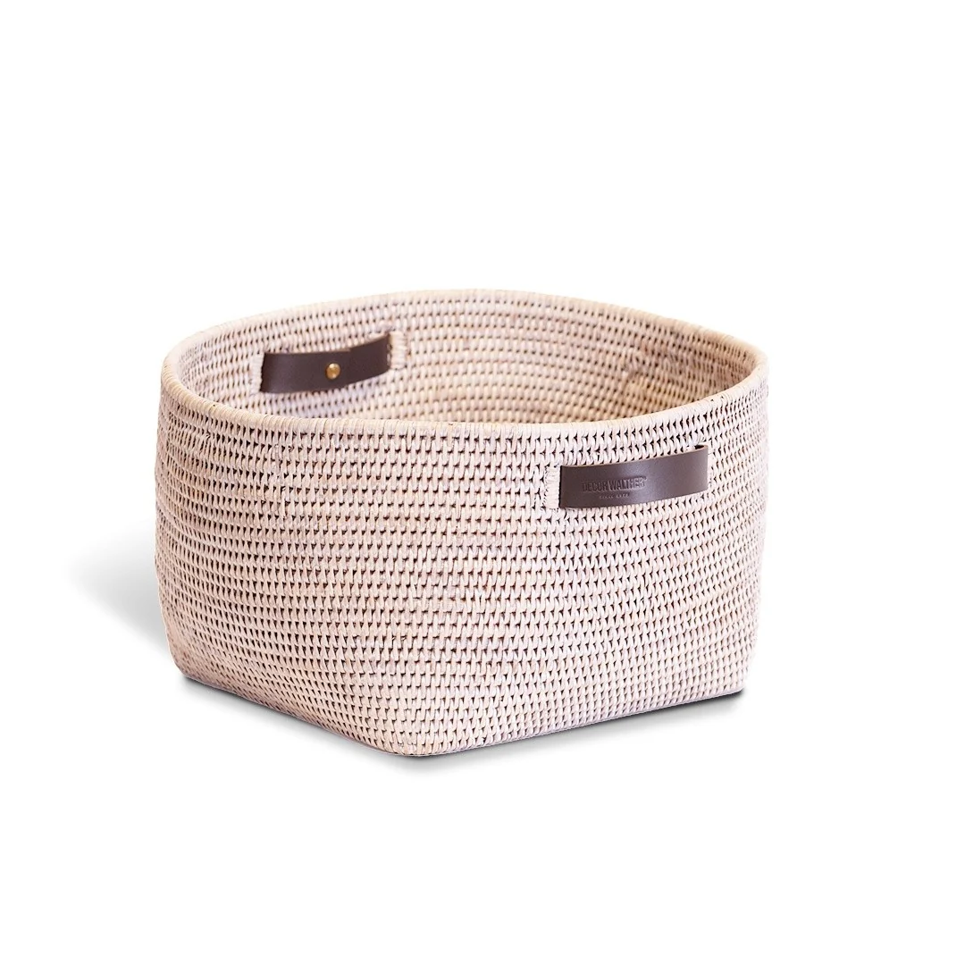 Корзина, Decor Walther, BASKET, шгв 470*440*230, цвет-ротанг светлый (Rattan hell)