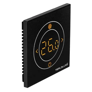 Терморегулятор, Теплолюкс, Solus Zen Wi-Fi, электронный, цвет-черный с черной рамкой — иконка