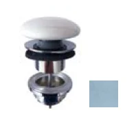 Донный клапан, Scarabeo, для раковин, 1 1/4", цвет-хром/Air matt