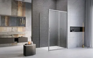 Дверь, Radaway, Premium Pro KDJ, шв 1500*2000, петли-справа, хром, цвет стекла-прозрачный, Easy Clean