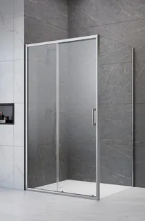 Дверь, Radaway, Premium Pro KDJ, шв 1500*2000, петли-слева, черный, цвет стекла-прозрачный, Easy Clean
