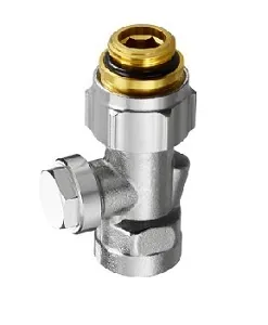 Соединение резьбовое Combi 3, 1/2" НР х 1/2" ВР, запорно-присоединительный
