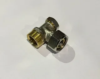 Вентиль Combi 2, 3/4" НГ х 3/4" НР, угловой