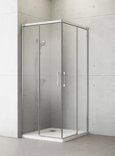 Дверь, Radaway, Idea 8 KDD, шв 900*2005, петли-справа, хром, цвет стекла-прозрачный, Easy Clean