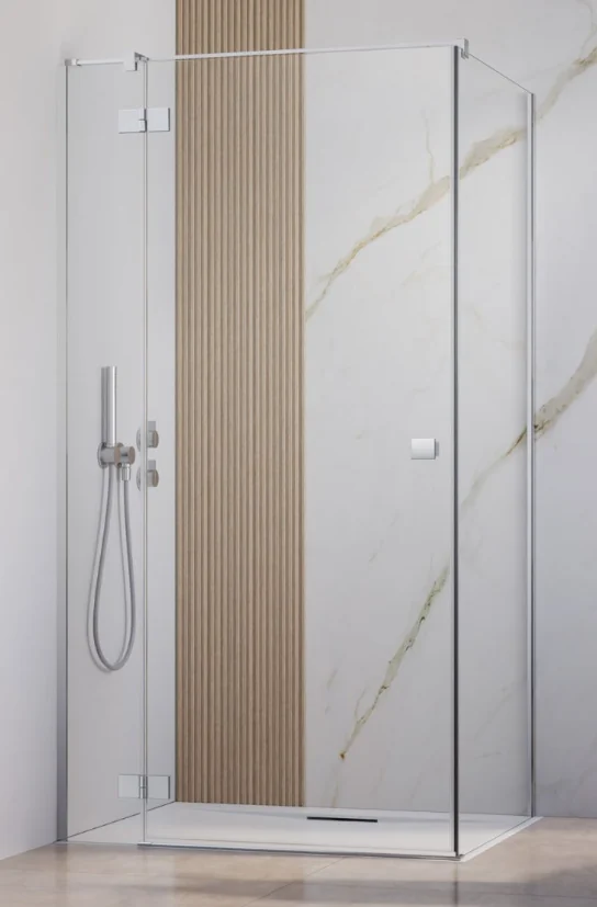 Дверь, Radaway, Essenza Pro 8 KDJ, шв 612*2000, петли-слева, без фурнитуры, цвет стекла-прозрачный, Easy Clean