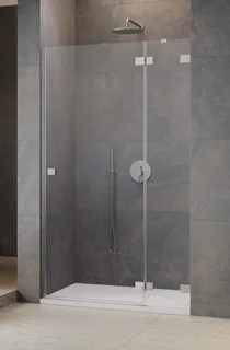 Боковая стенка, Radaway, шв 340*2000, brushed nickel, цвет стекла-прозрачный, Easy Clean — иконка