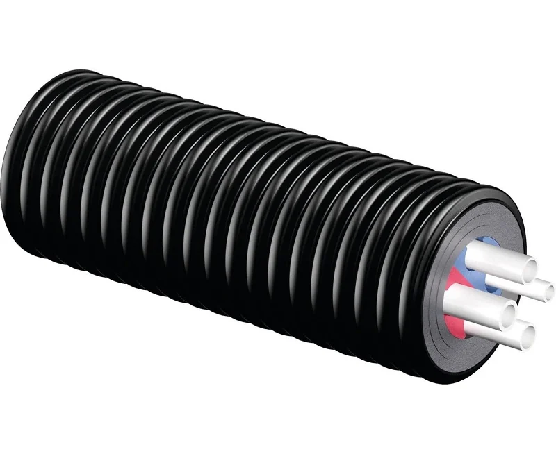 Труба Uponor Ecoflex Quattro 2x40x3,7-32x4,4-20x2,8/200 PN6/PN10 (длина 100 м) (стар. арт. 1044020) (новый 1136762)