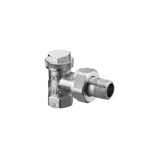 Вентиль, Combi 3, угловой, DN-15, 1/2", ВН, никелированный, НГ со штуцером — иконка
