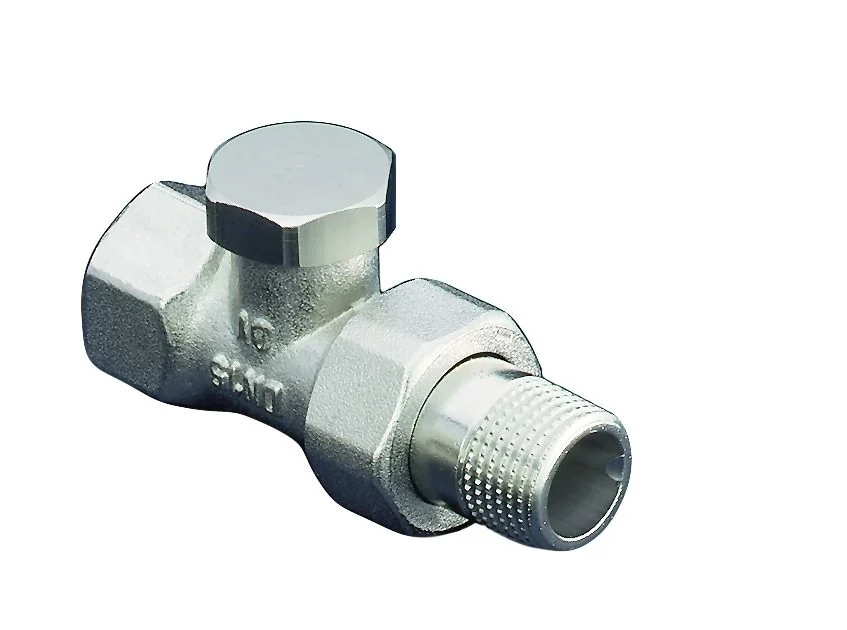 Вентиль, Combi 2, проходной, DN-20, 3/4", ВН, никелированный, НГ со штуцером