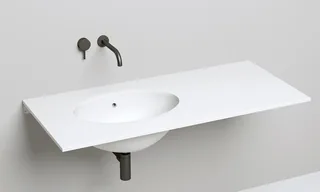 Раковина, Salini, Marea 12, шгв 545*375*187, отверстия для смесителя-отсутствуют, цвет-белый