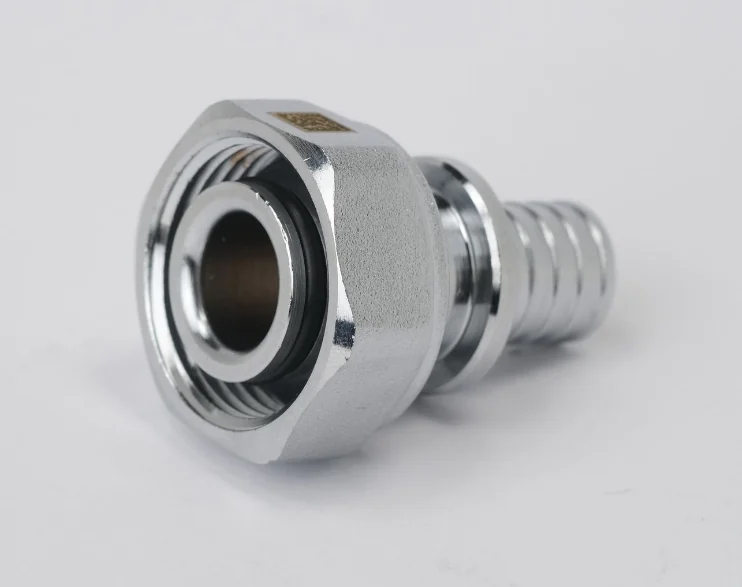 Переходник, НГ ЕК, 20, 3/4", никелированная DZR латунь, на евроконус