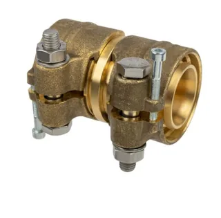 Зажимной соединитель Usystems для полимерных труб PN6 25x2,3-25x2,3