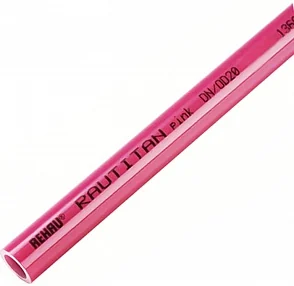 Труба, RAUTITAN pink, 25x3,5, бухта 50 м (нов.арт. 13360621050, 11360623050)