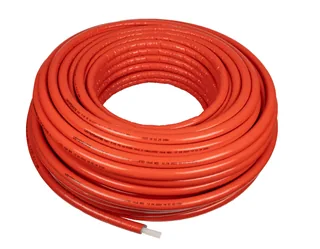 Труба, Usystems, Radi Pipe, 16x2,2/6, PN10, в теплоизоляции, цвет красный, бухта 100 м