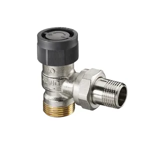 Вентиль, серия A, угловой, DN-15, 3/4", 1/2", Н ЕК-Н, никелированный