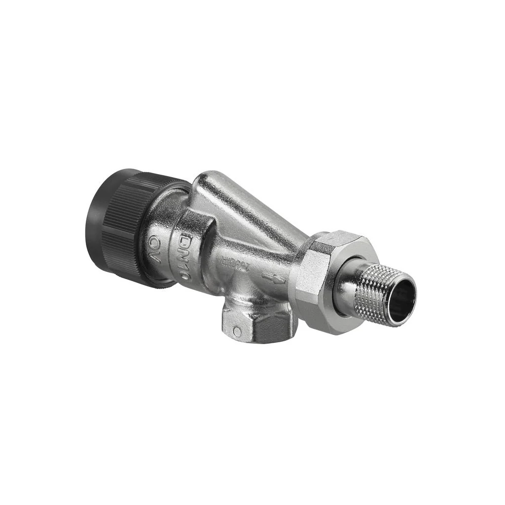 Вентиль, серия A, осевой, DN-15, 1/2", ВН, никелированный
