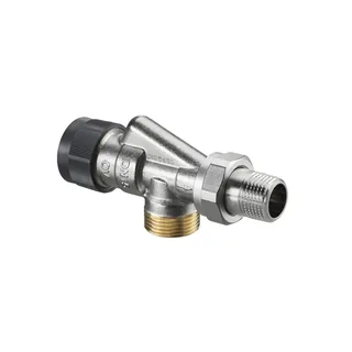 Вентиль, серия A, осевой, DN-15, 3/4", 1/2", Н ЕК-Н, никелированный