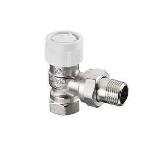 Вентиль, серия AV9, угловой, DN-20, 3/4", ВН, никелированный