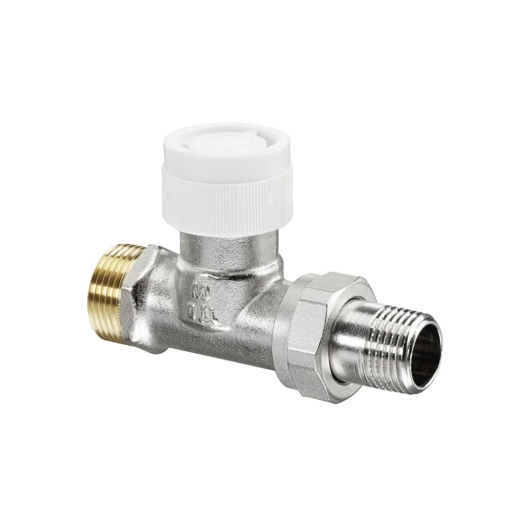 Вентиль, серия AV9, проходной, DN-15, 3/4", 1/2", Н ЕК-Н, никелированный