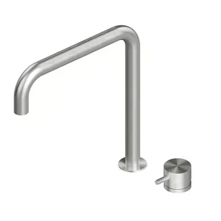 Смеситель для раковины, Quadro design, Source/Ottavo, на раковину/столешницу, цвет-Steel Brushed — иконка
