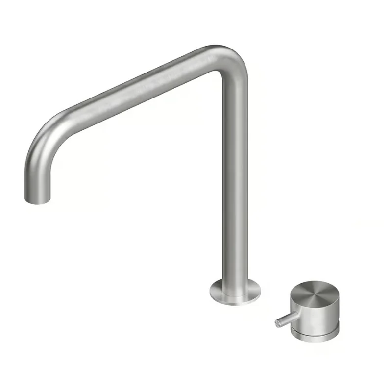Смеситель для раковины, Quadro design, Source/Ottavo, на раковину/столешницу, цвет-Steel Brushed