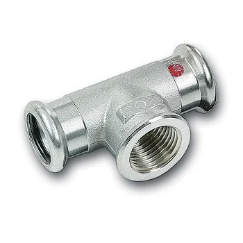 Тройник 76,1x3/4"x76,1 ВПр-ВР-ВПр, 24130g