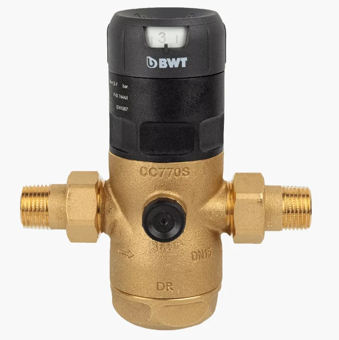 Редуктор давления BWT D1 Eco 1/2'' латунь, горячая вода