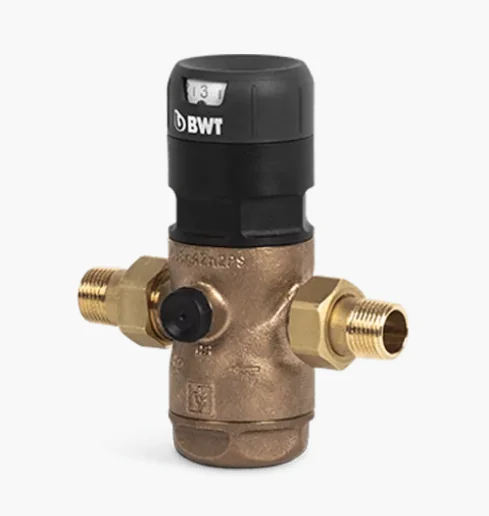 Редуктор давления BWT D1 Red 1" красная латунь (безсвинцовая), горячая вода