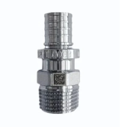 Переходник, Н, 20, 3/4", латунь хромированная