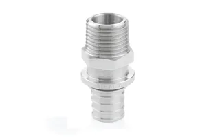 Переходник, Н, 20, 1/2", оцинкованная латунь
