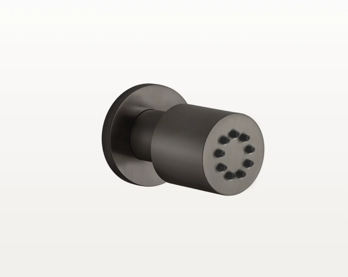 Форсунка, Gessi, Body Jets, цвет-Black Metal Brushed PVD