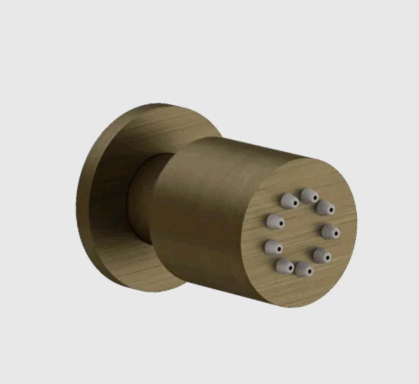 Форсунка, Gessi, Body Jets, цвет-Antique Brass