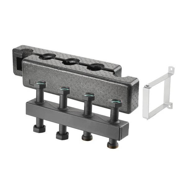 Гребёнка, компактная, 1 1/2", Regumat 5, выход-1 1/2" (DN 25), сталь, с изоляцией