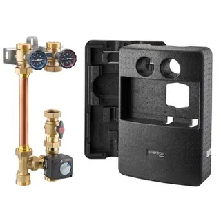Насосная группа, Regumat M3-180 plus, DN 32, без насоса, с шаровым краном перед насосом, с трехходовым смесителем и сервомотором 230 В
