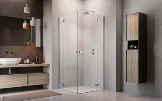 Дверь, Radaway, Essenza KDD, шв 900*2000, петли-справа, хром, цвет стекла-прозрачный, Easy Clean
