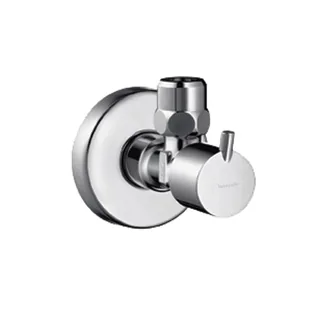 Вентиль, Hansgrohe, S, 1/2" / 3/8", угловой, цвет-хром
