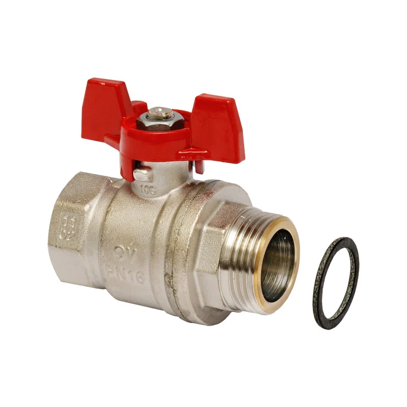 Кран шаровой, 3/4", 1", ВН, PN, бар-10, с плоским уплотнением