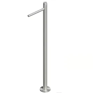 Смеситель для раковины, Quadro design, HB, напольный, цвет-Steel Brushed